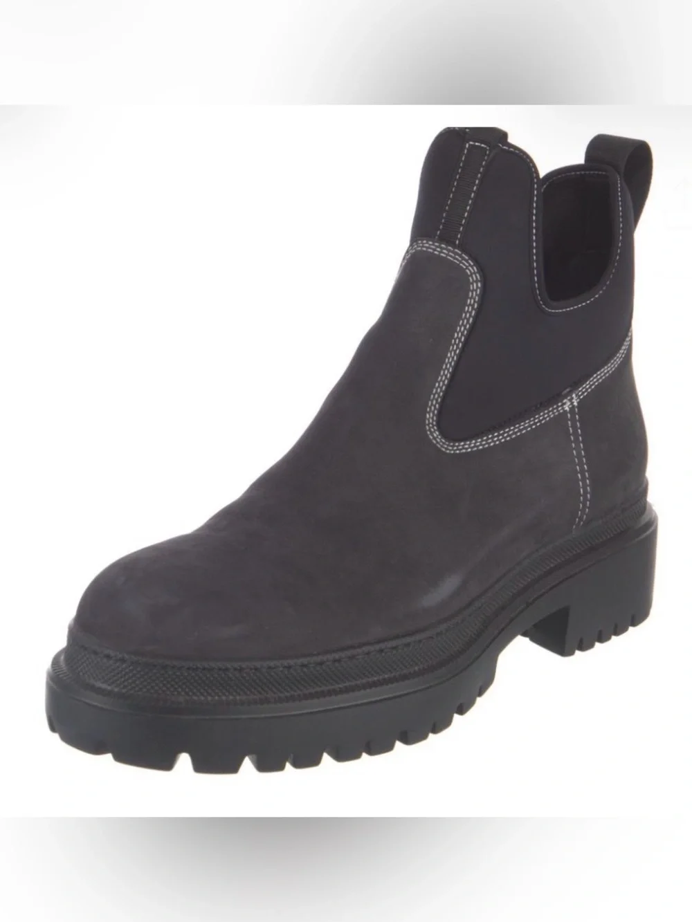 Alexander McQueen Suede Chelsea boot Lug sole 40 eu /10 usa